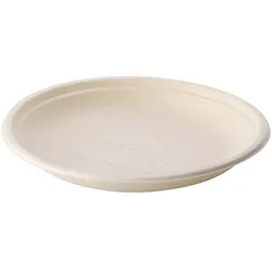 greenbox - Holzfaser-Teller Ø 17 cm, rund, 50 St.