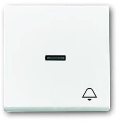 Busch-Jaeger Abdeckung Symbolwippe Klingel Busch-axcent, Carat, Future Linear, Solo Verkehrsweiß, Weiß 2CKA001751A2754 1 St.