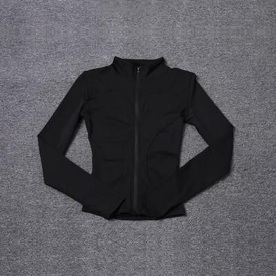 Uplifted Goods Women Sport Jacket Long Sleeve Fitness Shirt black s