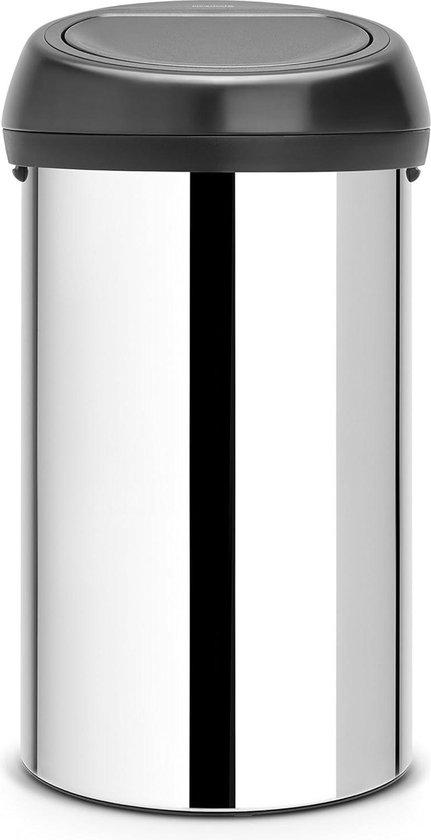Edelstahl Mülleimer 60 Liter Soft Close
