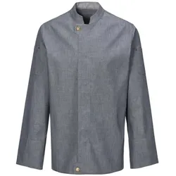 Exner 228 - Kochjacke Modern, Langarm, Denim, Fb. navy : navy 100% Baumwolle 269 g/m2 L