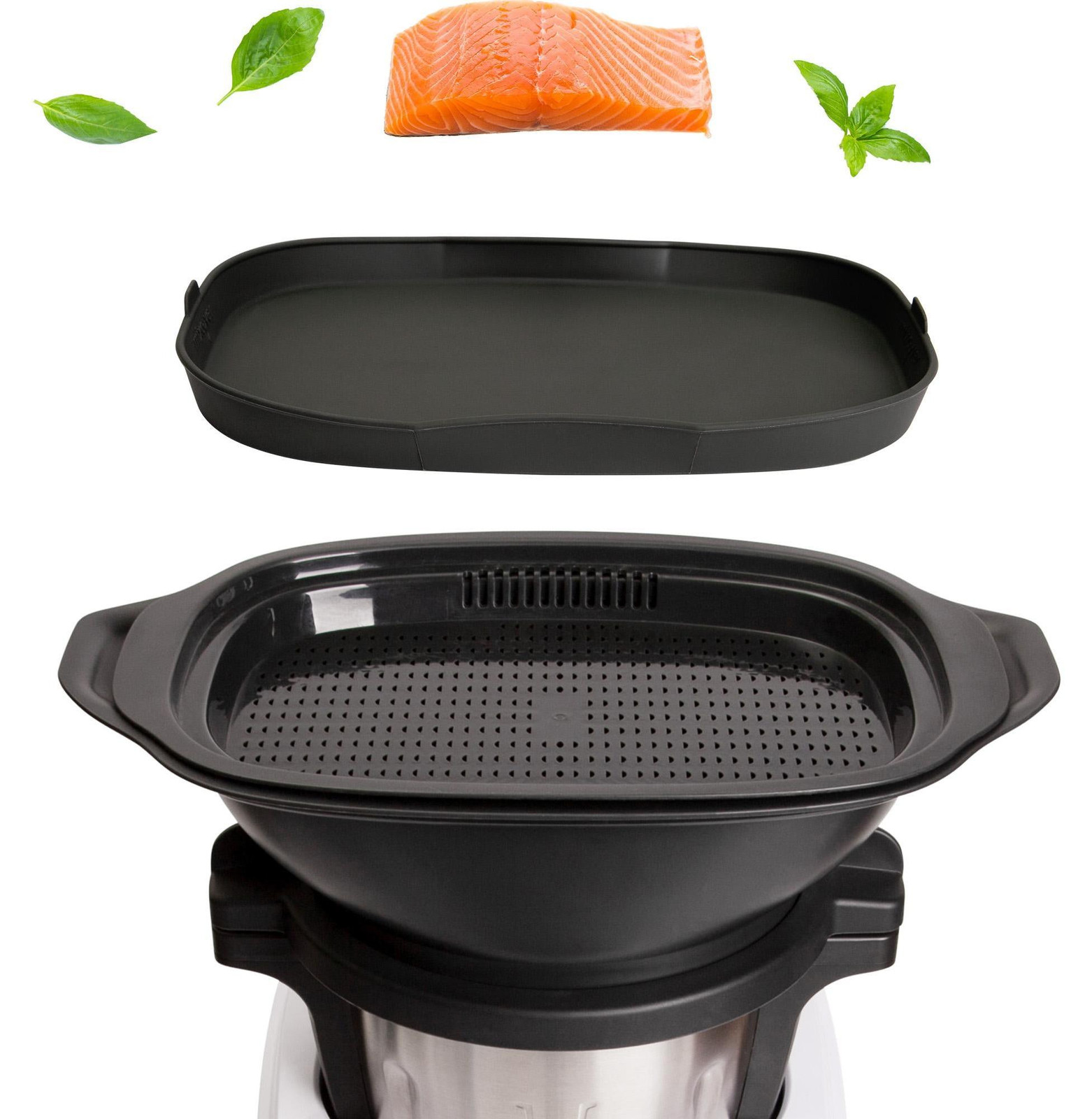 Mixcover stoomvorm siliconen ovenschaal voor Monsieur Cuisine Connect & Smart