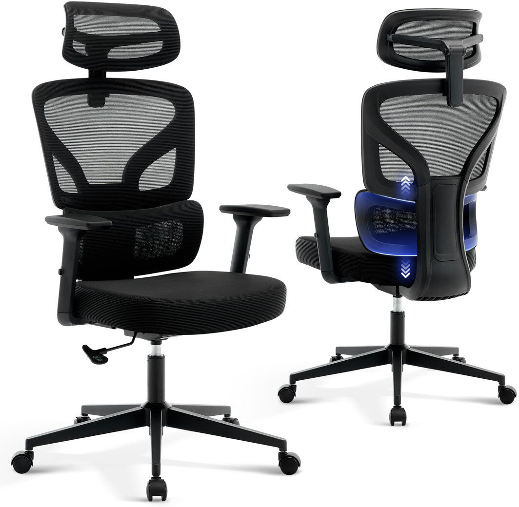 Metro Lane Office Chair Black/Black 69.5cm W X 69.5cm D