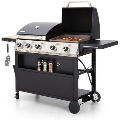 MAISON ARTS Outdoor Propane Gas Grill and Griddle Combo