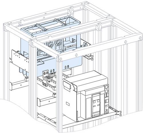 Schneider Electric KTB04704 PrismaSeT-P, Canalis KT, 4poliger Anschlussblock 1600A, MasterPacT MTZ1 Anschlussbaustein 1St.