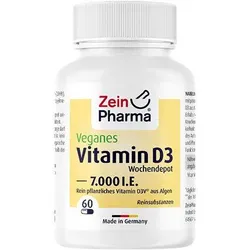 Vegane Vitamin D3 7000 Ie (wochendepot) Kapseln 60 ST