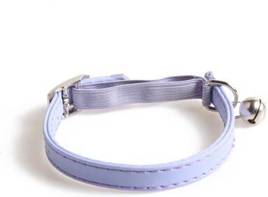 Inspired Living Pastel Bell Adjustable Cat Collar For Kittens & Small Pets purple
