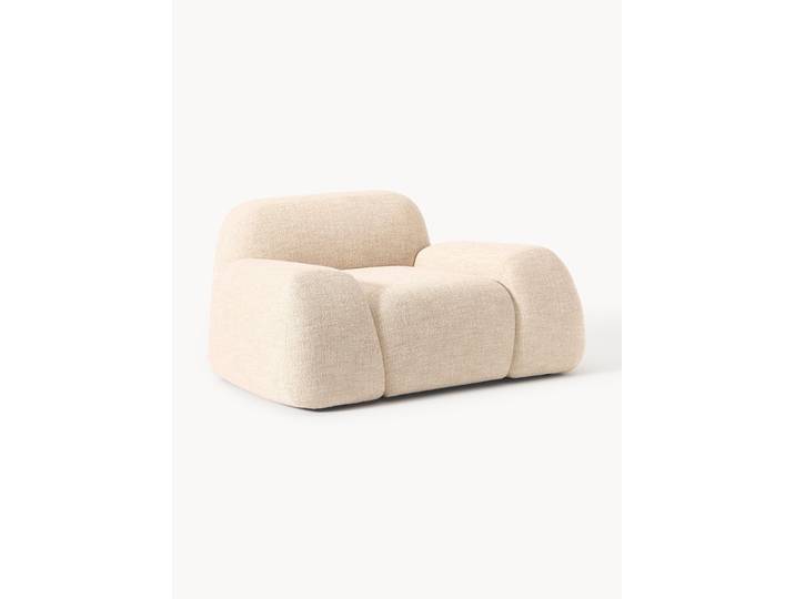 Bouclé-Loungesessel Wolke