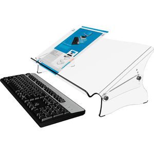 Dataflex Dokumentenhalter ErgoDoc HV 410, für DIN A4 & A3, höhenverstellbar, aus Acryl