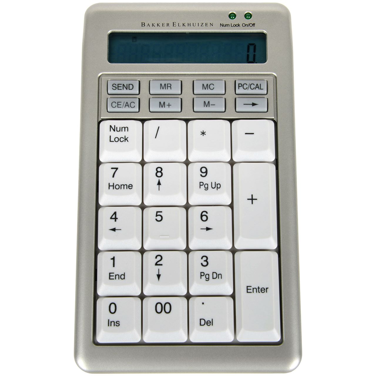BakkerElkhuizen Ziffernblock S-board 840, USB, silber/grau