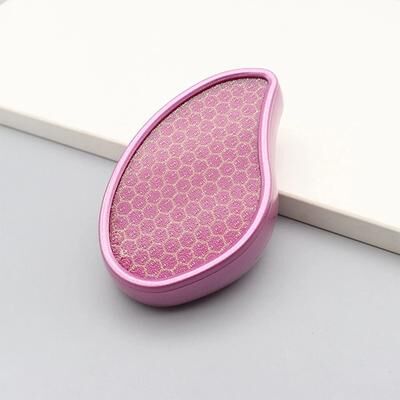 Uplifted Goods Nano Glass Heel Scraper For Foot Care And Dead Skin Removal pink
