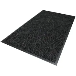 Schmutzfangmatte Mamatting WaterHog Plus schwarz 60x90 cm haltbare, schmutzabweisende Matte für Innen- u. Außennutzung