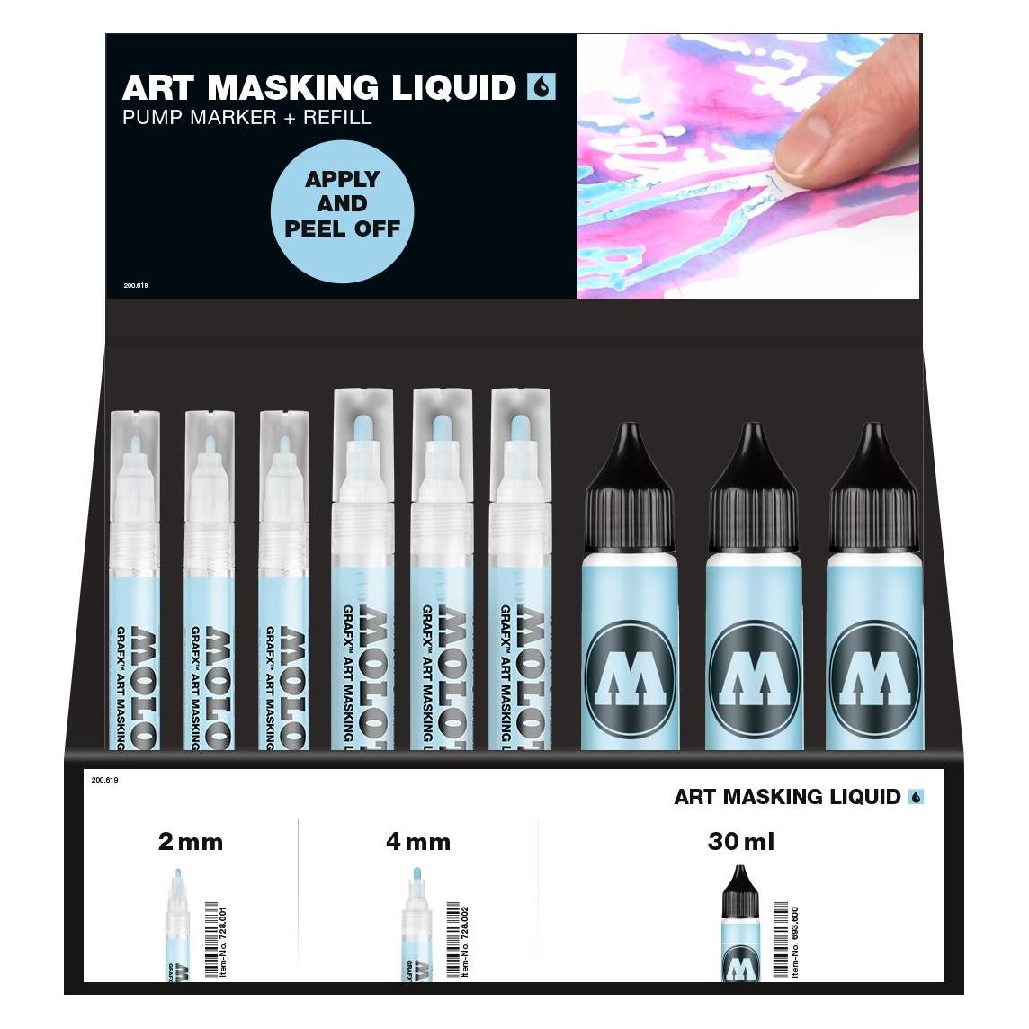Molotow Display Masking Liquid Set Complete (MO200619)