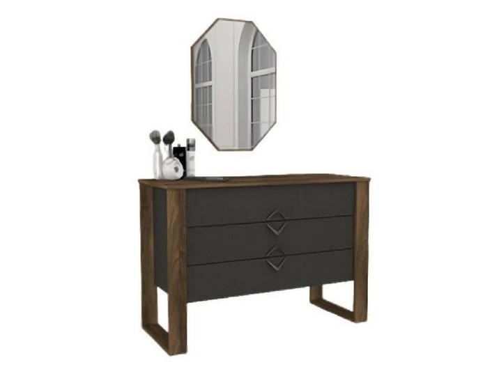 JVmoebel Kommode Hochwertiges Highboard mit Spiegel in modernem Design (2 St., Kommode), Made in Europa