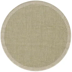 TEPPICH Outdoor DAFNE in Grün, einfarbig, Ø 120 cm