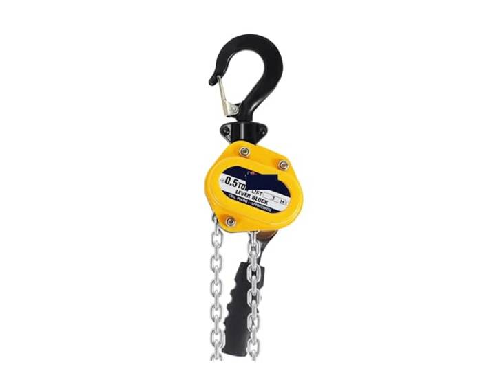 Handwinde, 0,5 t,25 Kettenzug, rostfrei, manueller, 10 Fuß, 3 m, mit zwei Haken for Heben, Ziehen, Konstruktion(0.5 Ton)