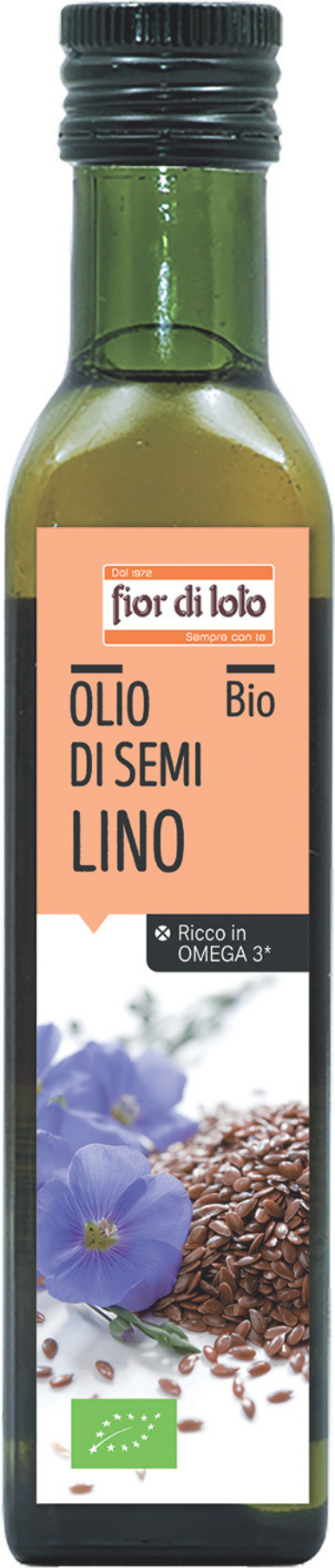 FIOR DI LOTO Olio Di Semi Lino Biologico 250ml 