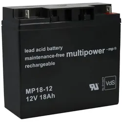 Güde, Stromgenerator, Batterie MP 18-12 / 12 V 18 Ah » für Stromerzeuger der GSE Serie