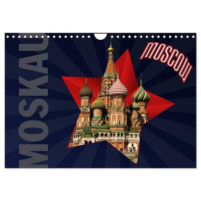 Moskau - Moscow (Wandkalender 2026 DIN A4 quer), CALVENDO Monatskalender