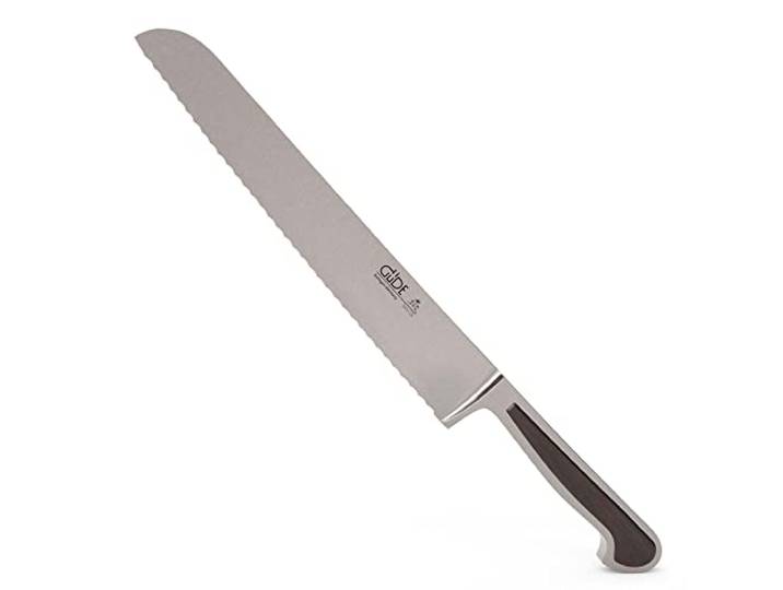 GÜDE Solingen - Brotmesser geschmiedet, 26 cm, Grenadill, DELTA, Handmade Germany, Braun