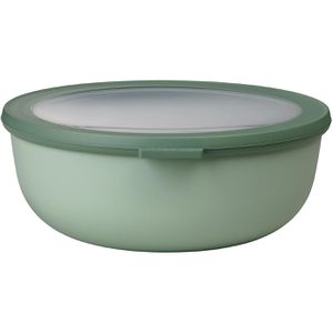 Mepal Frischhaltedose Cirqula rund, aus Kunststoff, 2,25 Liter, Multischüssel, Nordic sage, luftdicht