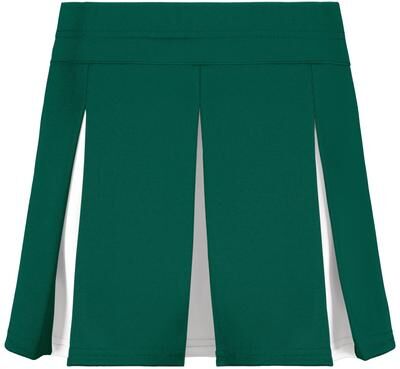 Augusta Sportswear 9116 Athletic Girls Liberty Skirt in Dark Green/White size Small   Polyester