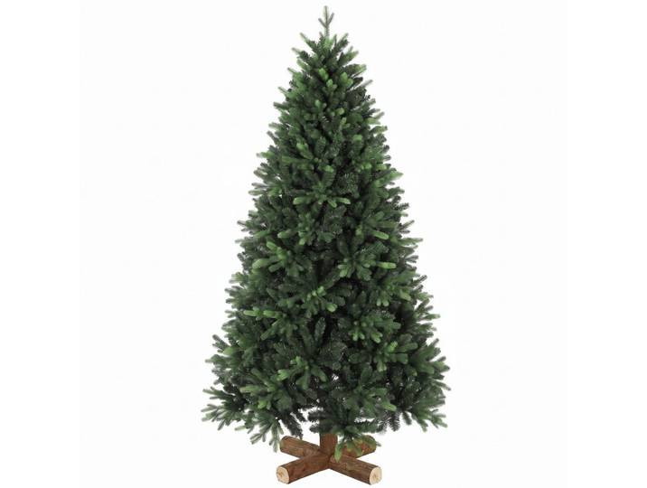 Homcom Weihnachtsbaum PE PVC Grün, Kunststoff, Tanne, 180 cm, Dekoration, Weihnachtsdekoration, Christbäume & Zubehör