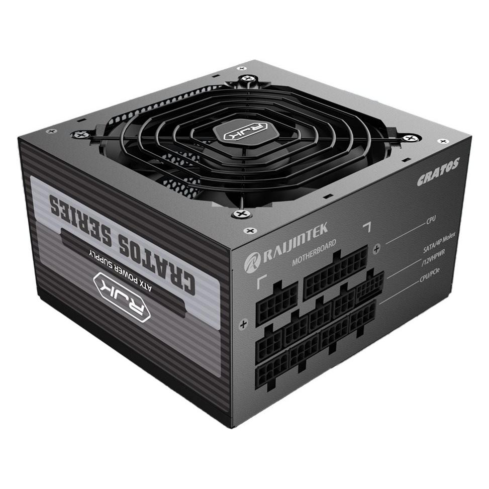 Raijintek CRATOS 850 BLACK (schwarz, Kabel-Management, 850 Watt) (0R30B00007)