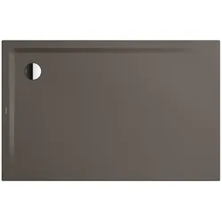 Kaldewei SUPERPLAN Duschfläche, 800x1200mm, warm grey 80, Invisible Grip, bodengleich, Eckablauf