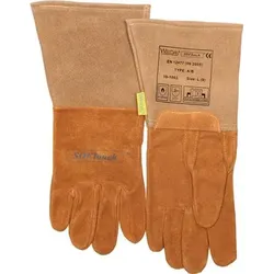 Weldas Schweißerhandschuhe orange EN 388 EN 12477 PSA II Gr. L (9)  - 10-1003-L