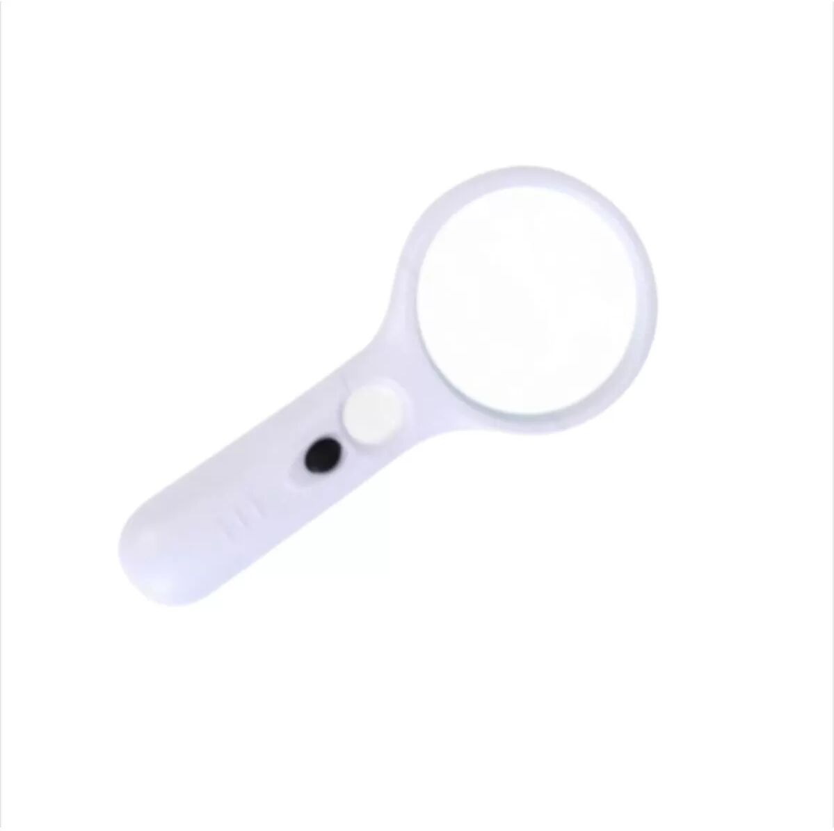 INF Loupe 3x à LED - Trois LEDs, Quatre lentilles doubles, Loupe portative pour lecture et inspection de bijoux Blanc