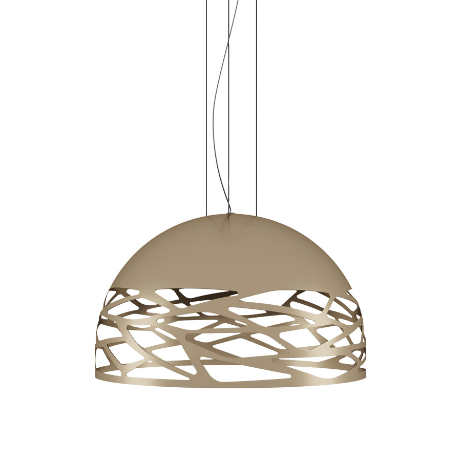 Lodes Pendelleuchte KELLY DOME 50cm champagner 14126 4500 8057501001861