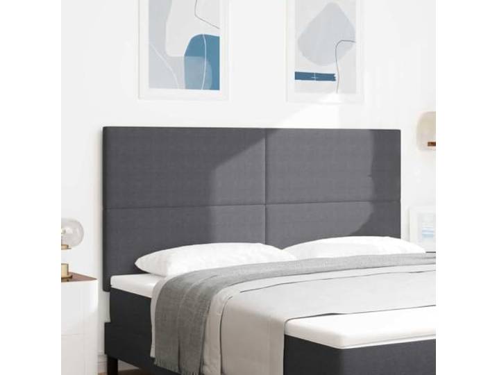RJPLMFV Bett-Kopfteil, dunkelgrau, 180 cm, Cordsamt Höhenverstellbar, Holz und Kiefer, Schaumstoffpolsterung, modernes Design, einfache Reinigung