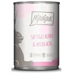 MjAMjAM saftiges Huhn und Wildlachs 6x400 g