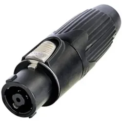 Neutrik Cable Connector, Schwarz, 8 Pole, Audio Stecker, Schwarz