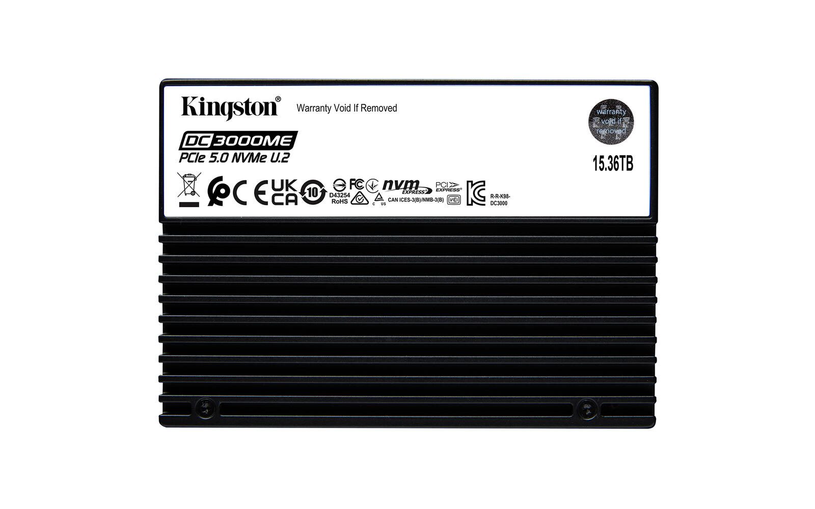 Kingston Technology 15,36TB DC3000ME U.2 PCIe 5.0 NVMe TCG Opal Enterprise SSD SEDC3000ME/15T3