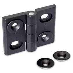 Scharniere, Zink-Druckguss, justierbar (127-ZD-76-60-B-SW)