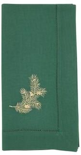 Saro Lifestyle "Embr'D Pine Needle Hemstitch Napkin (Set of 6) - 20""x20"""