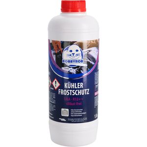 Robbyrob Kühlerfrostschutz R12++, wie G12++, Konzentrat, violett, silikatfrei, bis -35°C, 1,5 Liter