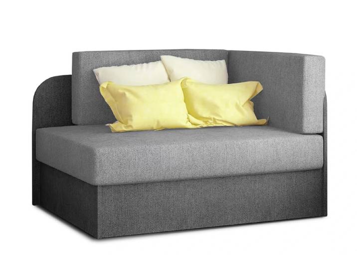 AKTION Kleine ausziehbare Couch ROSA, grau/dunkelgrau II. Qualität