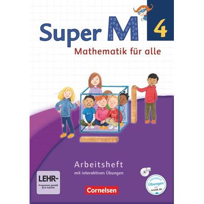 Super M - Mathematik für alle - Westliche Bundesländer - Neubearbeitung - 4. Schuljahr, Taschenbuch von Gabriele Viseneber,Ariane Ranft,Ursula