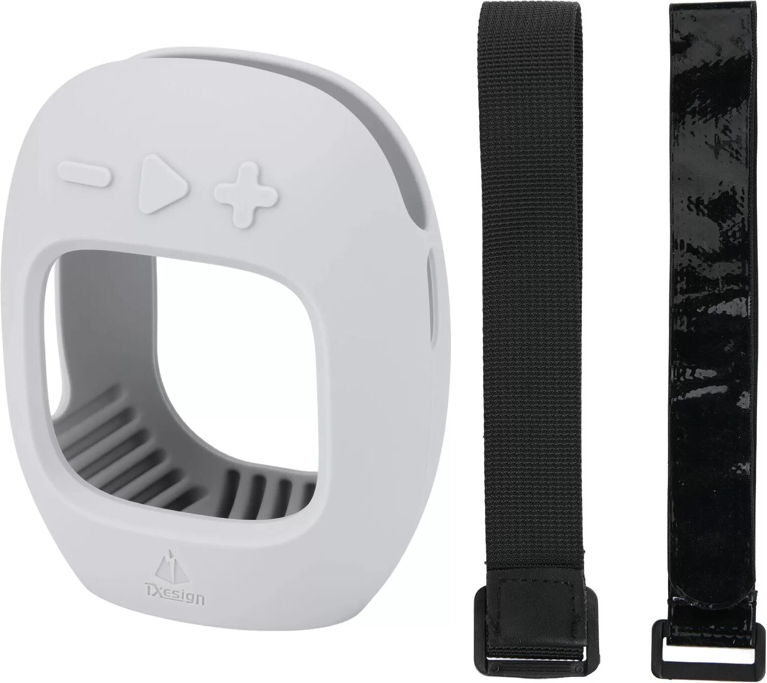 INF Silikonhülle kompatibel mit JBL CLIP5 Bluetooth-Lautsprecher - Schutzhülle mit Handschlaufe Grau