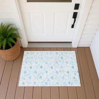 Addison Rugs Machine Washable Indoor/ Outdoor Modern Hearts Chantille Rug