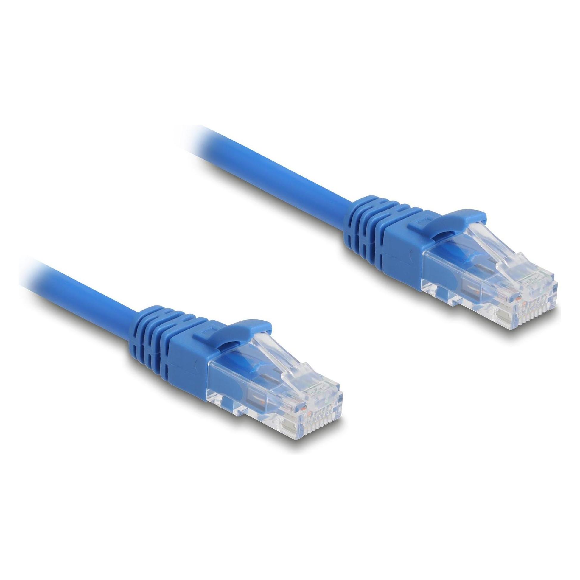 Delock RJ45 Spiralkabel Stecker zu Stecker Cat.6 UTP 0,8 m b (CAT6, 1.80 m) (90362)