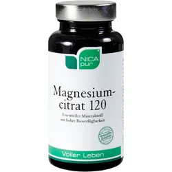 NICAPUR Magnesiumcitrat 120 Kapseln