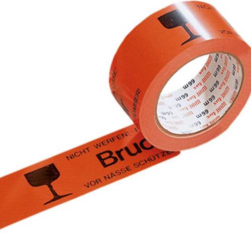 HEAD Signalklebeband Text des Aufdrucks: Bruchgefahr (L x B) 60m x 50mm PP 66m