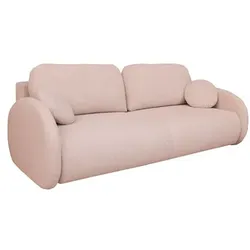 Exxpo by Gala Schlafsofa Siena Stoff Powder Pink