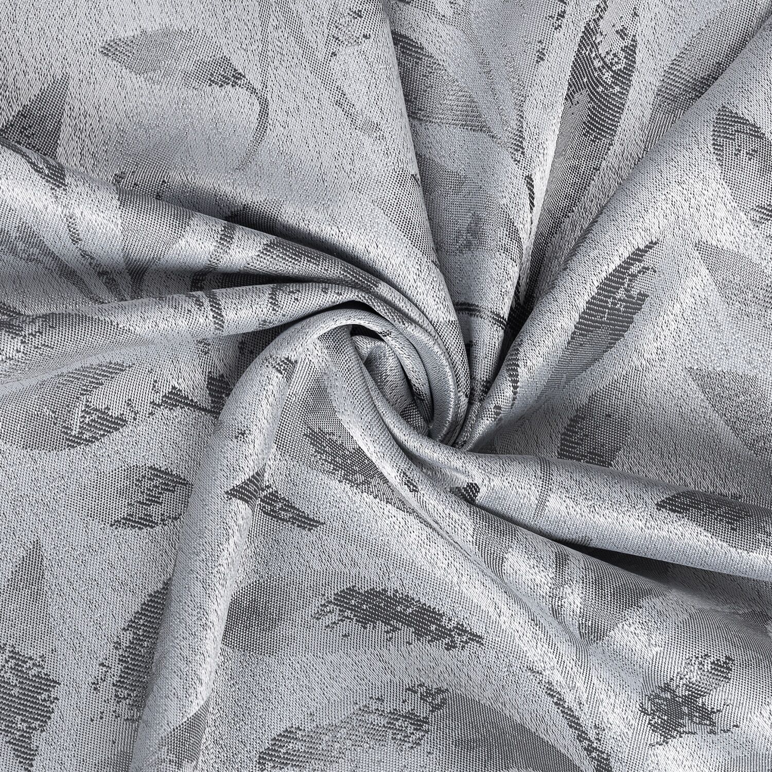 Vorhang GERSTER "Darius" Gr. 1, grau, B:140cm H:245cm, Polyester, Gardinen, Vorhang, SB-Ösenschal "Darius"