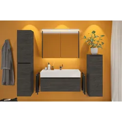 repaBAD Schrank Base 106 x 35 x 35 cm in Eiche Grey
