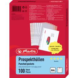 Herlitz Prospekthülle 10840320 DIN A4 PP Transparent 10840320 100 St.